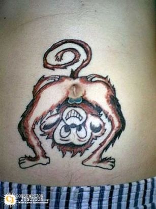 Funny Monkey Tattoo